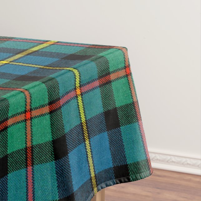 Nappe Clan MacLeod de Harris Blue Green Tartan (In Situ)