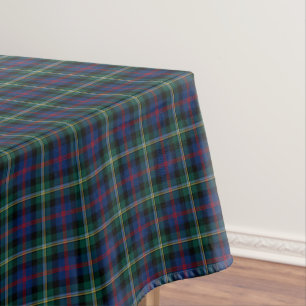 Nappe Clan Maclolm Dark Blue et Green Scottish Tartan