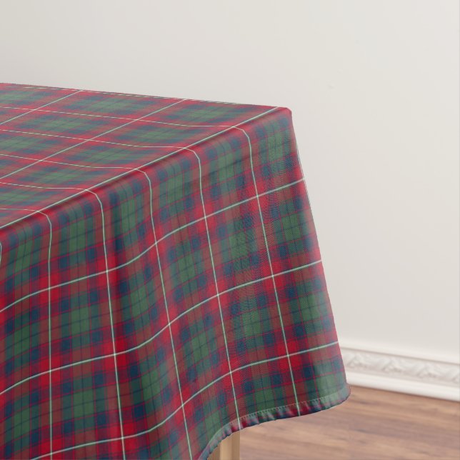 Nappe Clan Robertson Tartan écossais rouge, vert et bleu (In Situ)