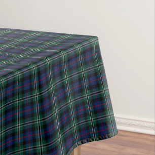 Nappe Clan Rose Dark Green et Blue Scottish Tartan