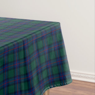 Nappe Clan Shaw Green et Royal Blue Scottish Tartan