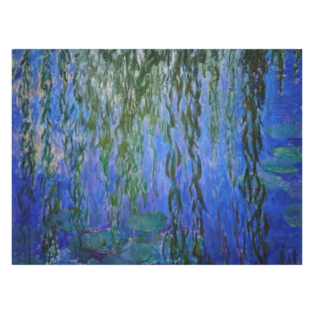 Nappe Claude Monet - Lys d'eau avec saule plumant (Devant (Horizontal))