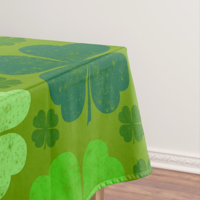Nappe Clovers verts, Lucky Clovers, Saint Patrick's Day (In Situ)