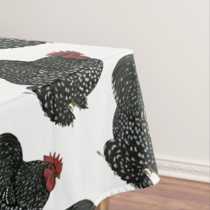 Nappe Cochin:  Mottled Rooster