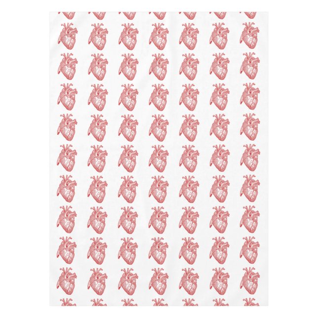 Nappe Coeur Anatomique Rouge (Devant)