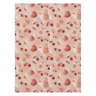 Nappe Cœurs musicaux et motif de la Saint-Valentin sur f