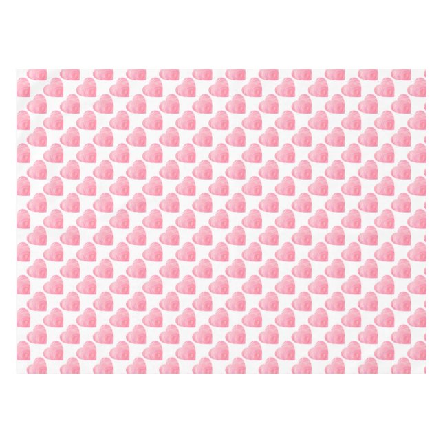 Nappe Coeurs roses (Devant (Horizontal))