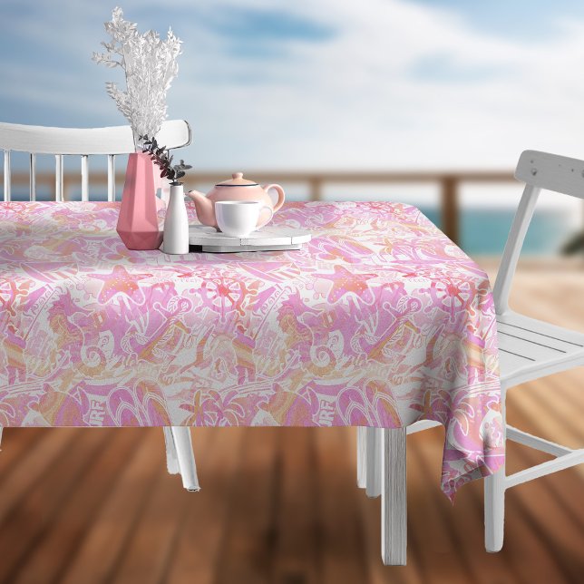 Nappe Collage de plage nautique Hot Pink ID840 (Créateur téléchargé)