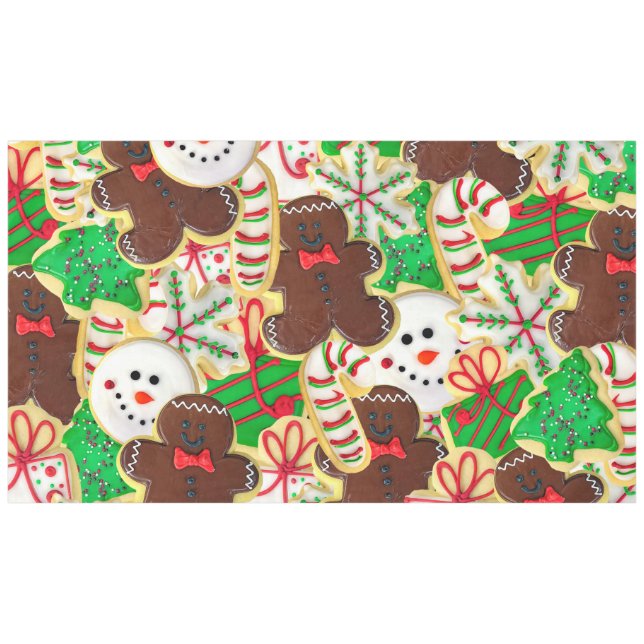 Nappe Collection de biscuits de sucre de Noël (Devant (Horizontal))