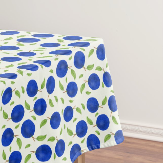 Nappe Collection de prunes botaniques ivoire (In Situ)