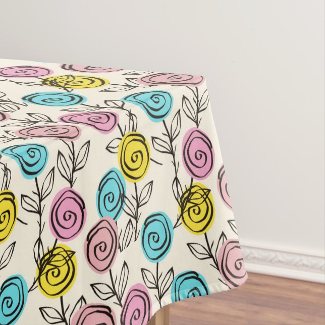 Nappe Colorful Pastel Roses (In Situ)