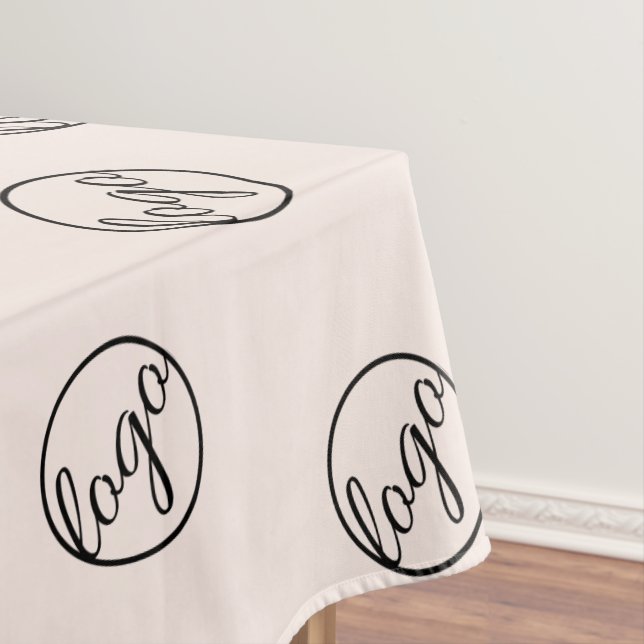 Nappe Commerce du logo du salon Blush Pink (In Situ)