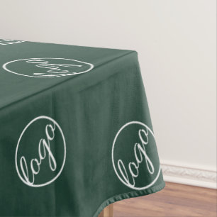 Nappe Commerce du logo du Salon vert des forêts sur mesu