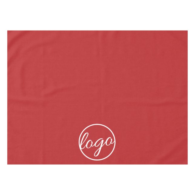 Nappe Commerce sur mesure Logo d'entreprise Classic Red (Devant (Horizontal))