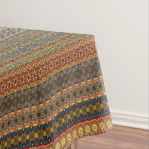 Nappe Conception abstraite rayée tribale de motif