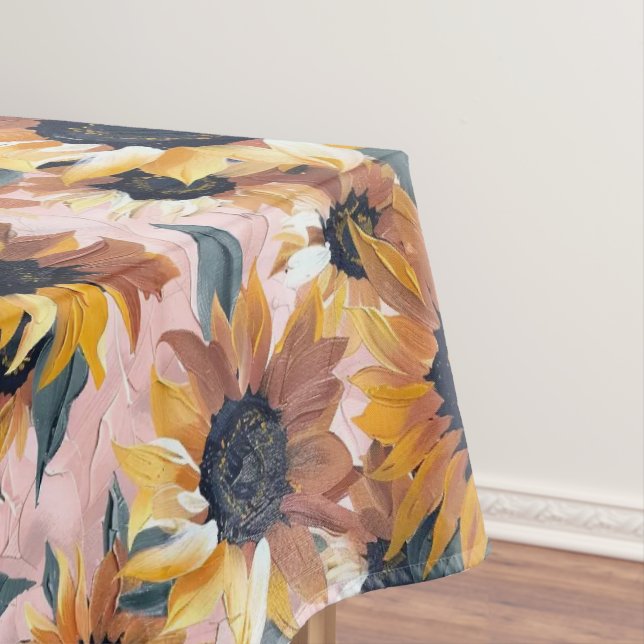Nappe Conception de l'aquarelle de tournesol (In Situ)