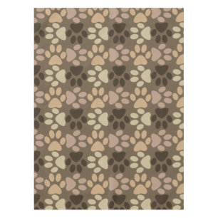 Nappe Conception d'empreinte de patte