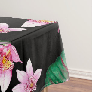 Nappe Conception d'orchidées à l'aquarelle 27