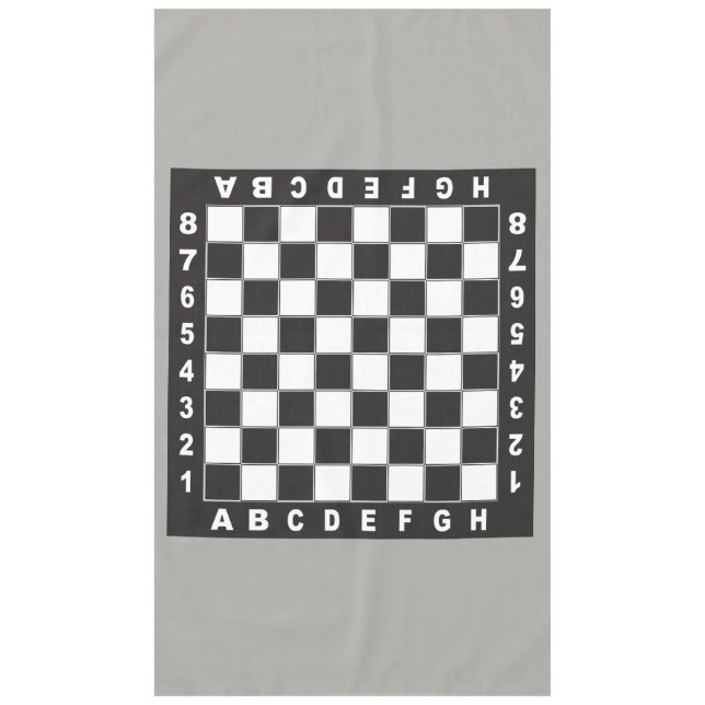 Nappe concurrence de table d'échecs d'échiquier (Devant)