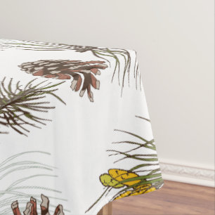 Nappe Cônes de pin d'automne