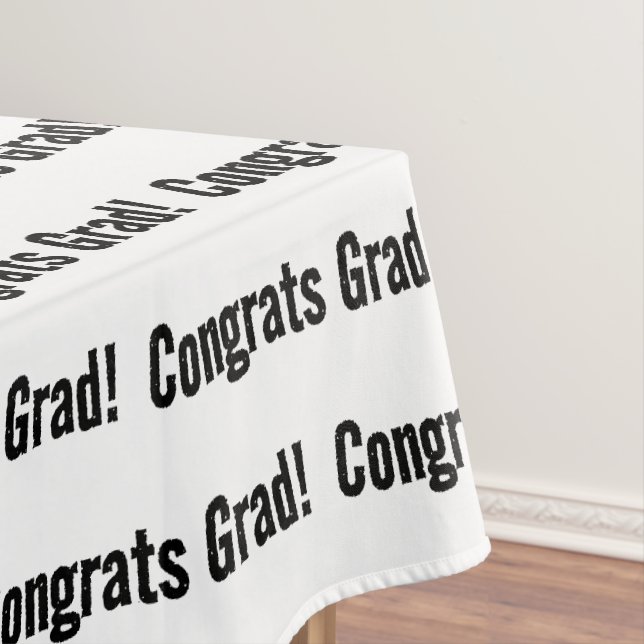 Nappe Congrats Modernes Personnalisés Grad Grad Graduati (In Situ)