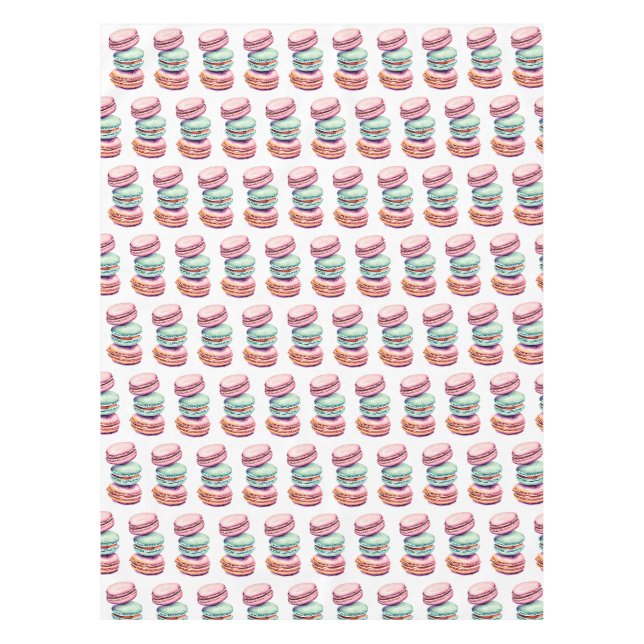 Nappe Cookies Pastel Pink et Mint Green Macaron Thème (Devant)