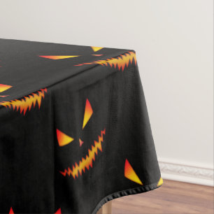Nappe Cool effrayant Jack O'Lantern visage motif d'Hallo