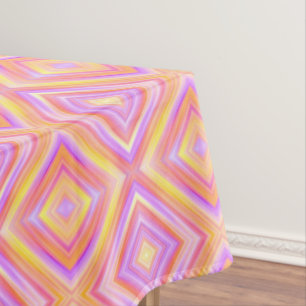 Nappe Cool rose et jaune Motif unique unique