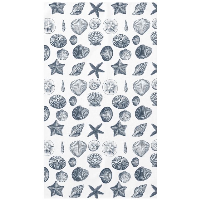 Nappe Coques bleues nautiques (Devant)