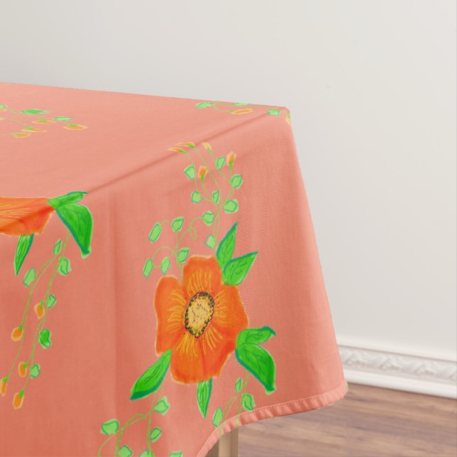 Nappe Corail Rose Et Orange (In Situ)