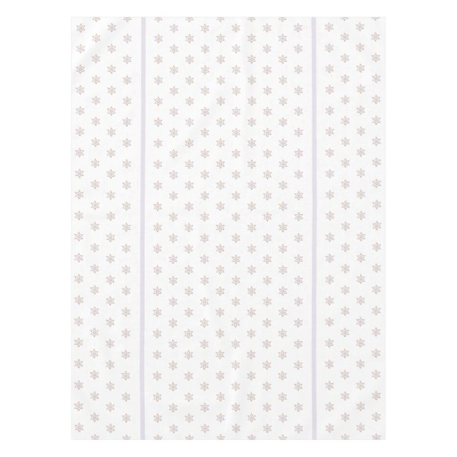 Nappe Couleurs Chaleureuses et subtiles Étoiles de Fêtes (Devant)