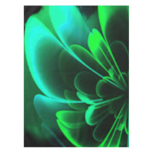 Nappe Couleurs vertes Stylisé Moitié Corolla Fleur