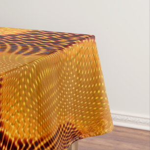 Nappe Courbe orange et points dorés sur arrière - plan b