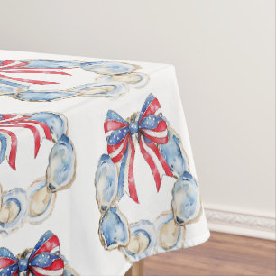 Nappe Couronne d'huîtres patriotique 