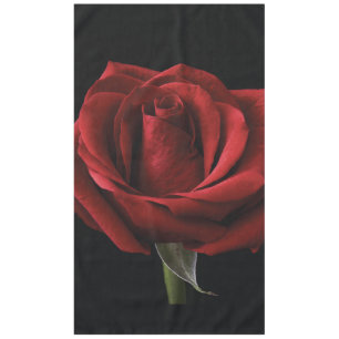 Nappe Coussin de jeté à rose rouge