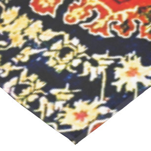 Nappe Couverture orientale dans le blue&orange