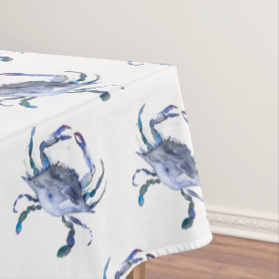 Nappe Crab Coastal Beach House Bleu