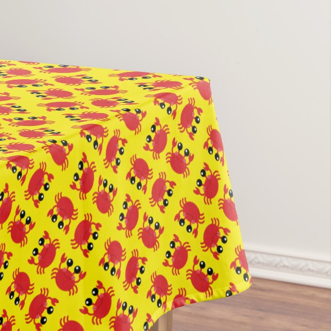 Nappe Crabe Anniversaire Soirée Cartoon Enfants (In Situ)