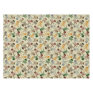 Nappe Crânes de pirate avec les épées croisées