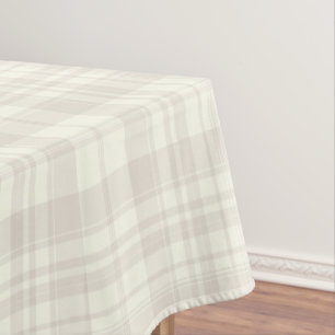 Nappe Crème de plaid de tartan et no. 66 de beige