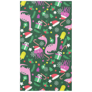 Nappe crevettes de noël dinosaure méduse père Noël