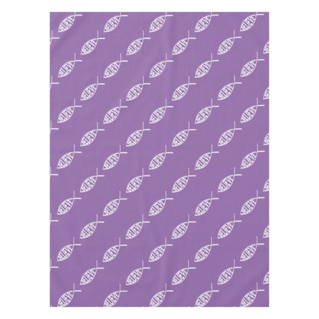 Nappe Croire Lavande de Poisson (Devant)
