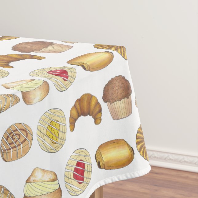 Nappe Croissant en plateau de pâtisserie Danois Muffin (In Situ)
