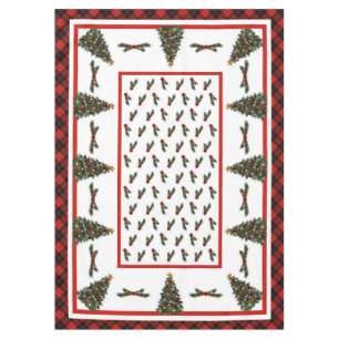 Nappe Cunningham Scottish plaid tartan Christmas Tablec
