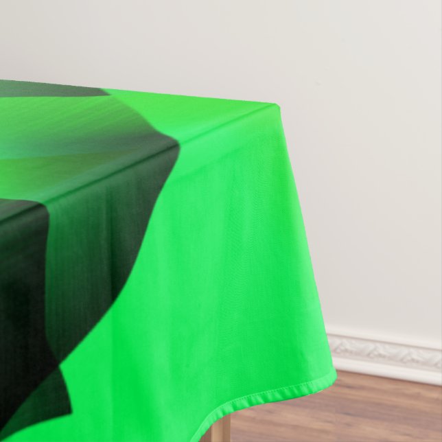 Nappe Curling vert citron vert et noir, avec ombre ? (In Situ)