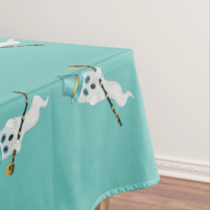 Nappe Cute Blanc Fantômes Aqua Top Chapeaux Cannes Noire