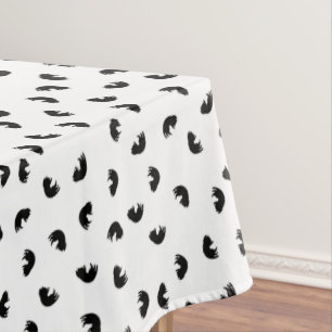 Nappe CUTE Motif de chat noir et blanc