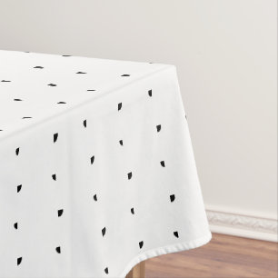 Nappe Cute noir blanc poka point motif élégant élégant