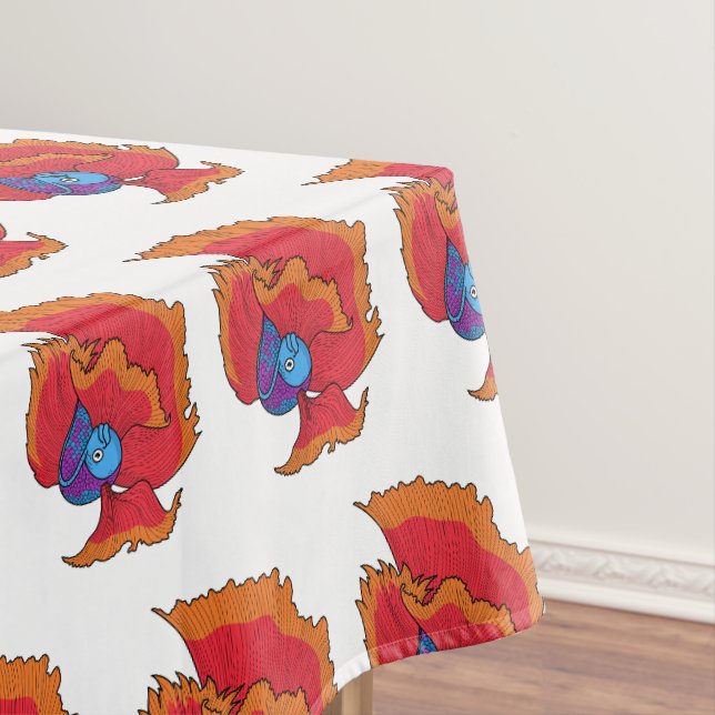 Nappe Cute Siamese combat poisson betta dessin (In Situ)