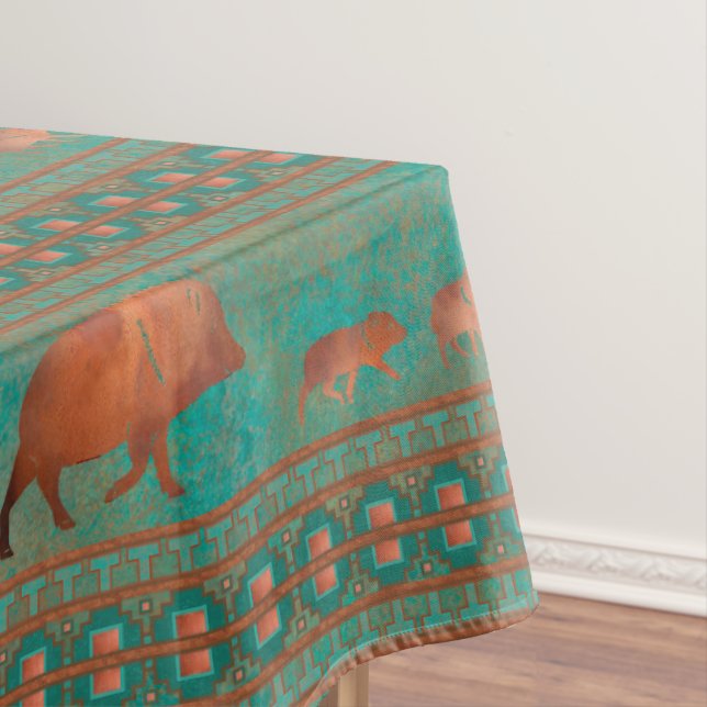 Nappe Cute sud-ouest Javelina Famille Cuivre Turquoise G (In Situ)